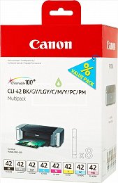 Купить Canon CLI-42 Multi Pack 8-inks (BK/C/M/Y/PM/PC/GY/LGY), доставка 6384B010