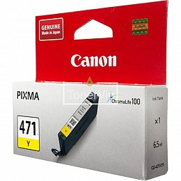 Купить Canon CLI-471 Y, доставка 0403C001