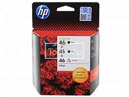 Картридж HP F6T40AE 46+46+46 комплект