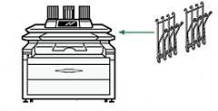 купить Держатель оригинала Ricoh 413717, доставка 413717